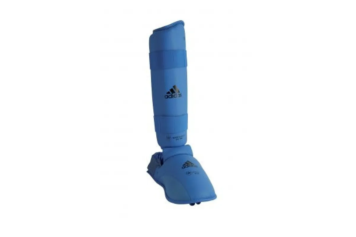 Adidas WKF Shin And Removable Instep Pads - Red or Blue