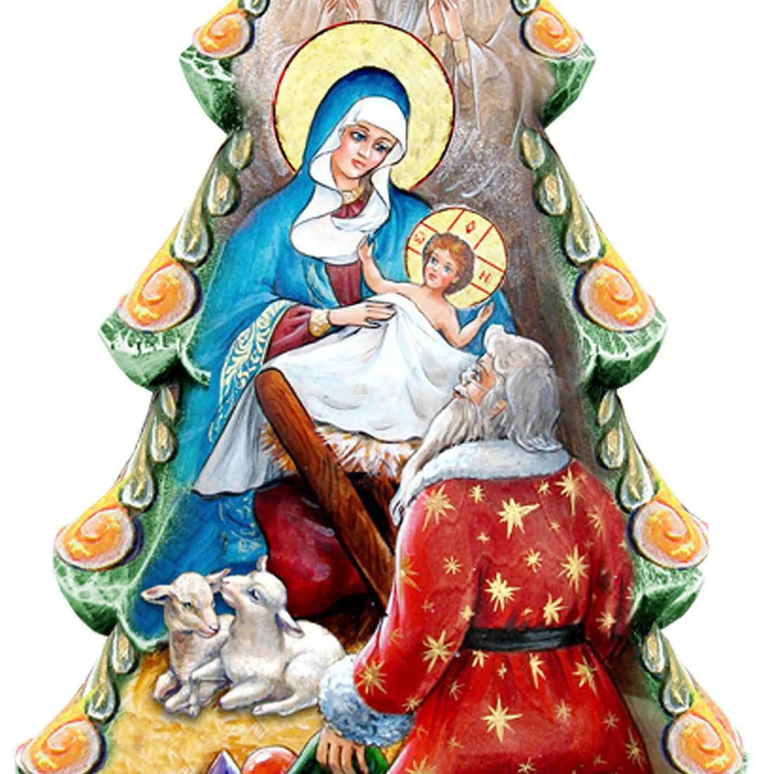 Adoration Nativity Tree Outdoor Décor by G. DeBrekht - Nativity Holiday Décor - 8128833F