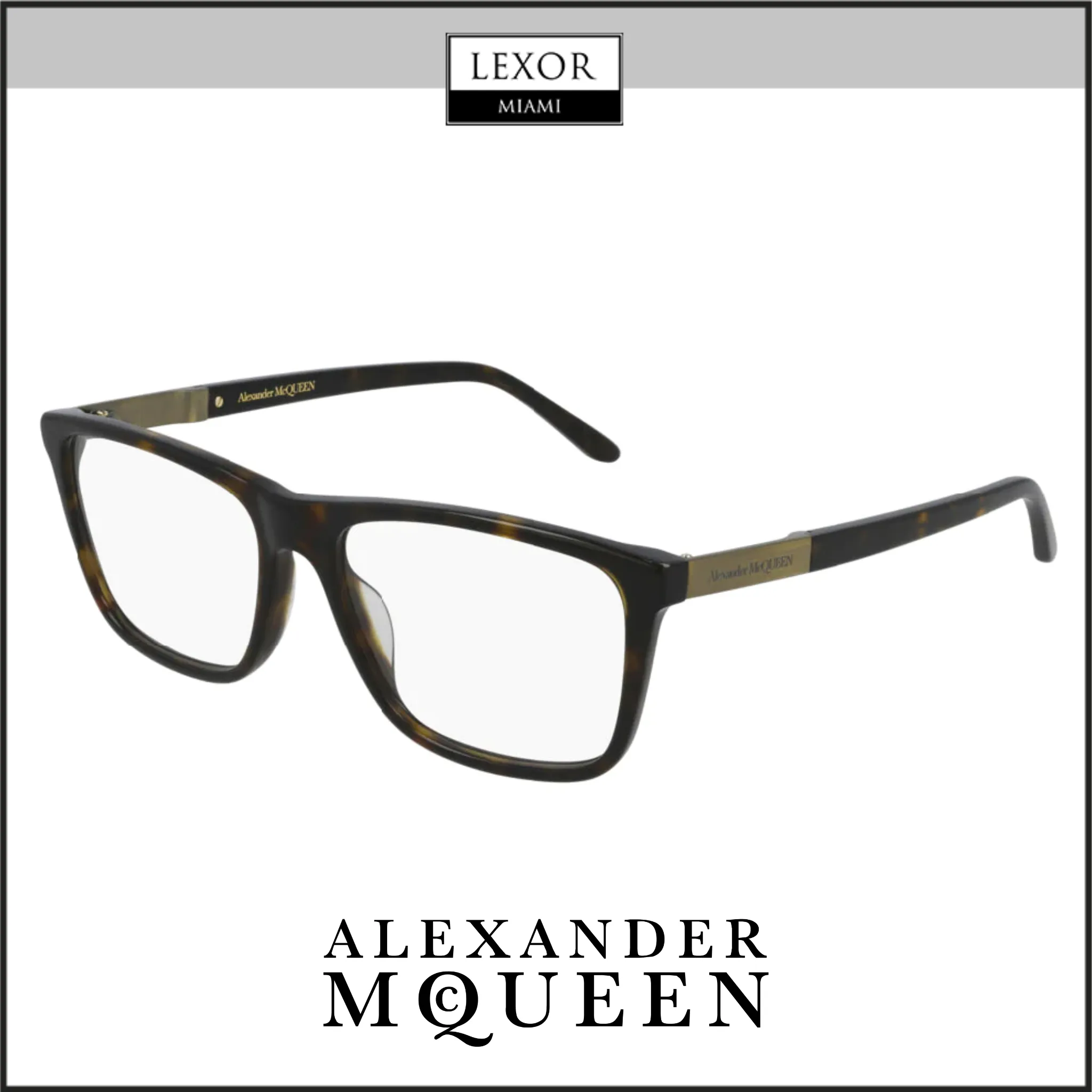 Alexander Mcqueen AM0324O-002 52 Optical Frame MAN ACETATE