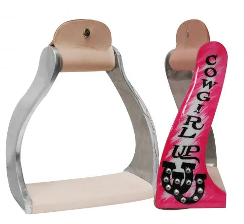 Aluminum Stirrup ~ Cowgirl Up