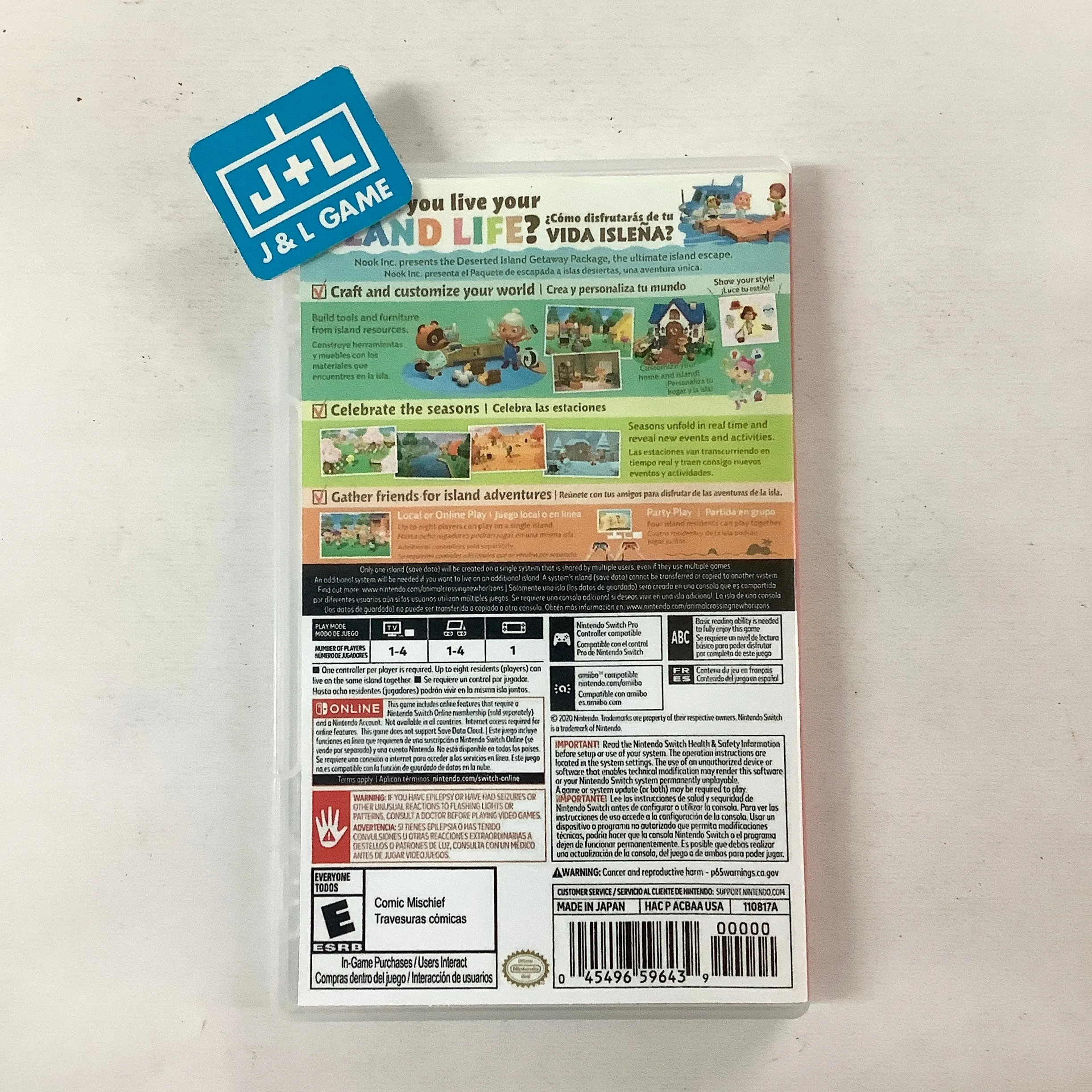 Animal Crossing: New Horizons - (NSW) Nintendo Switch [Pre-Owned]