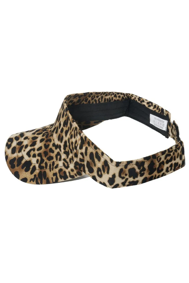 ANIMAL PRINTING SUMMER SUNCAP VISOR