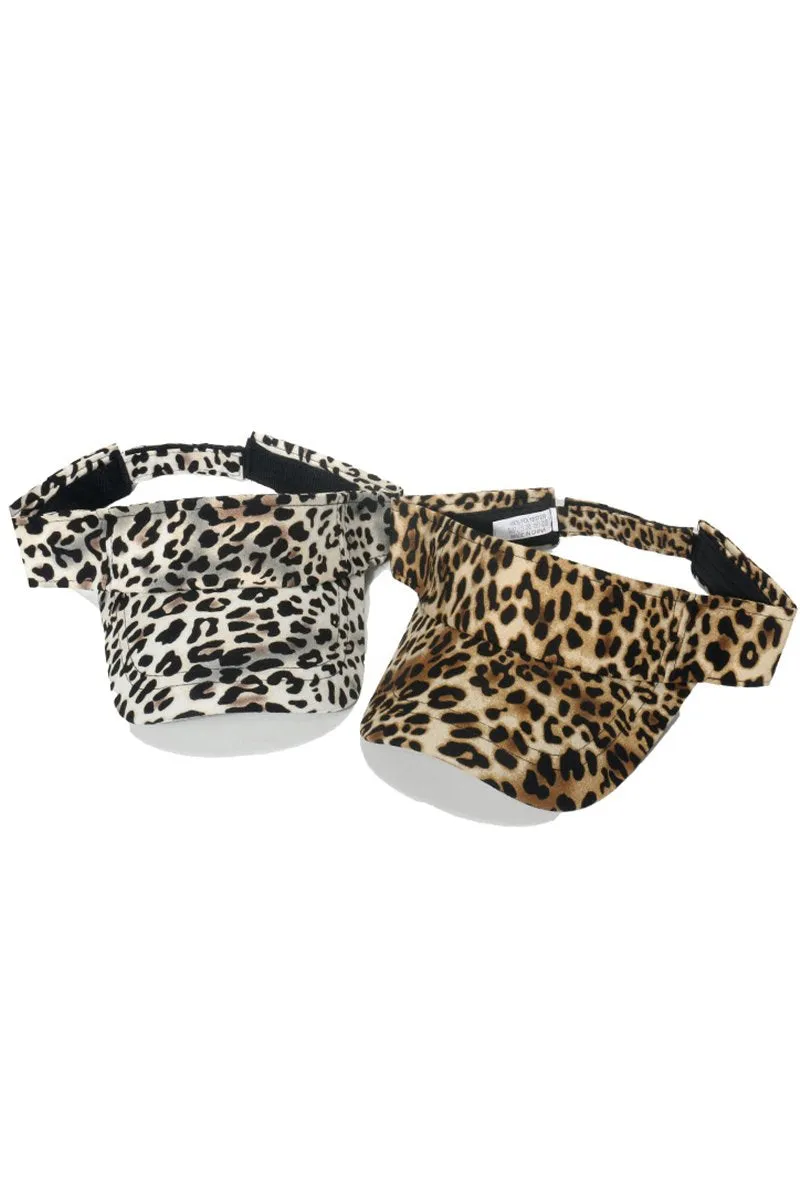 ANIMAL PRINTING SUMMER SUNCAP VISOR