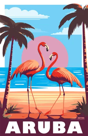 Aruba Flamingos