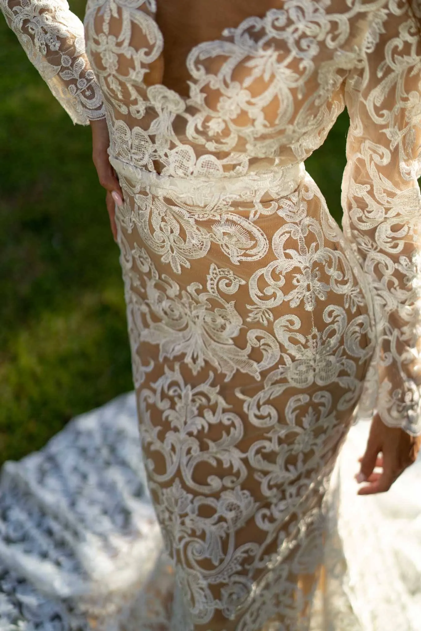 Athena Long Sleeve Gown