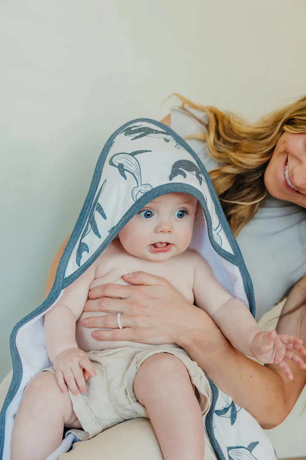 Baby Hooded Towel - Cove