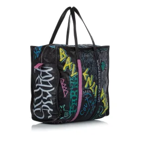 Balenciaga Graffiti Explorer Leather Tote Bag (SHG-26208)