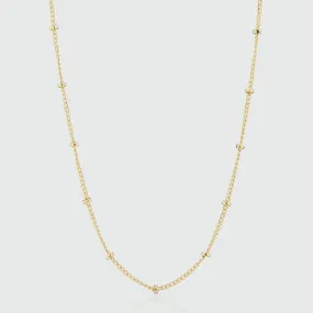 Barbican Yellow Gold Vermeil Beaded Chain