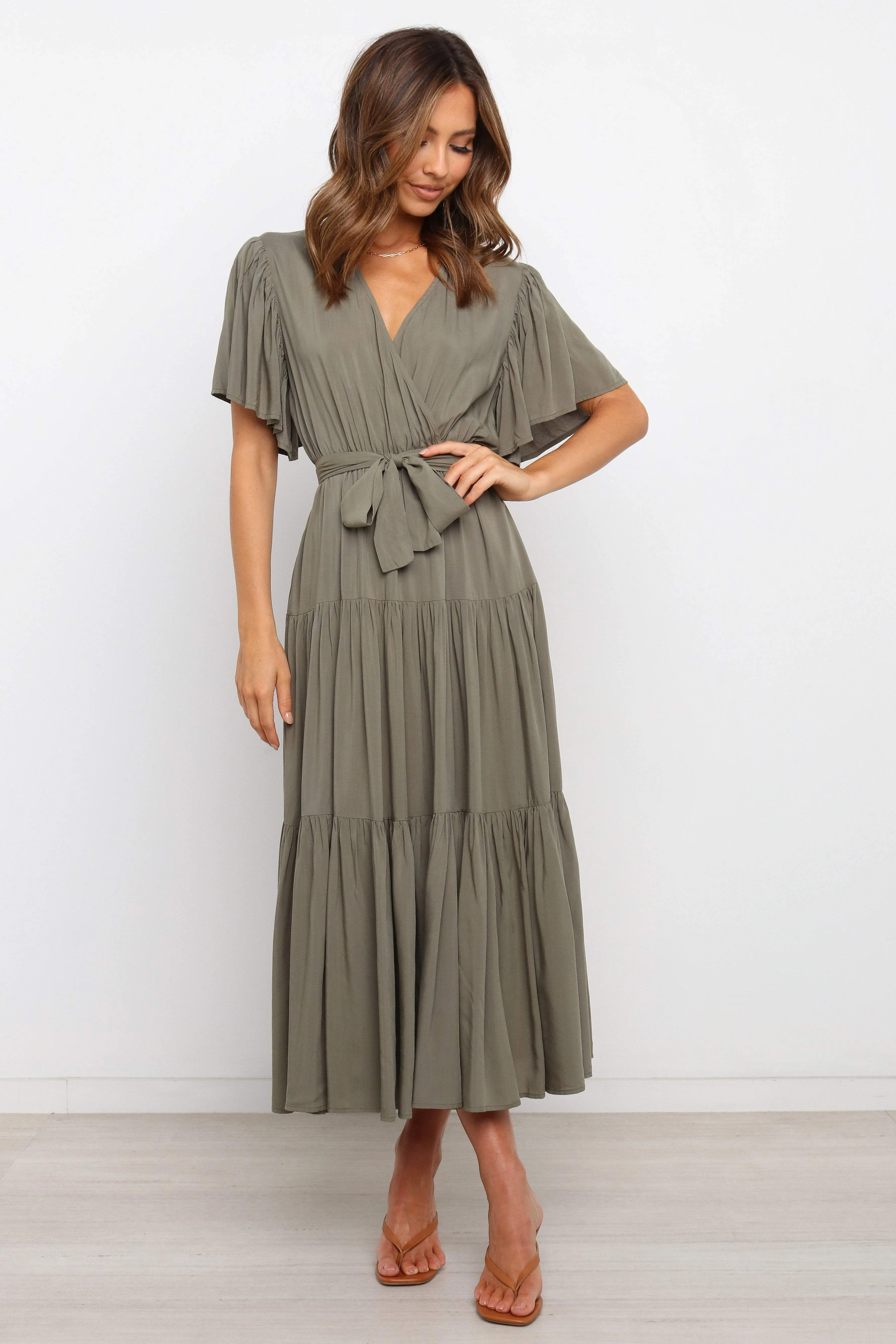 Barker Dress - Olive