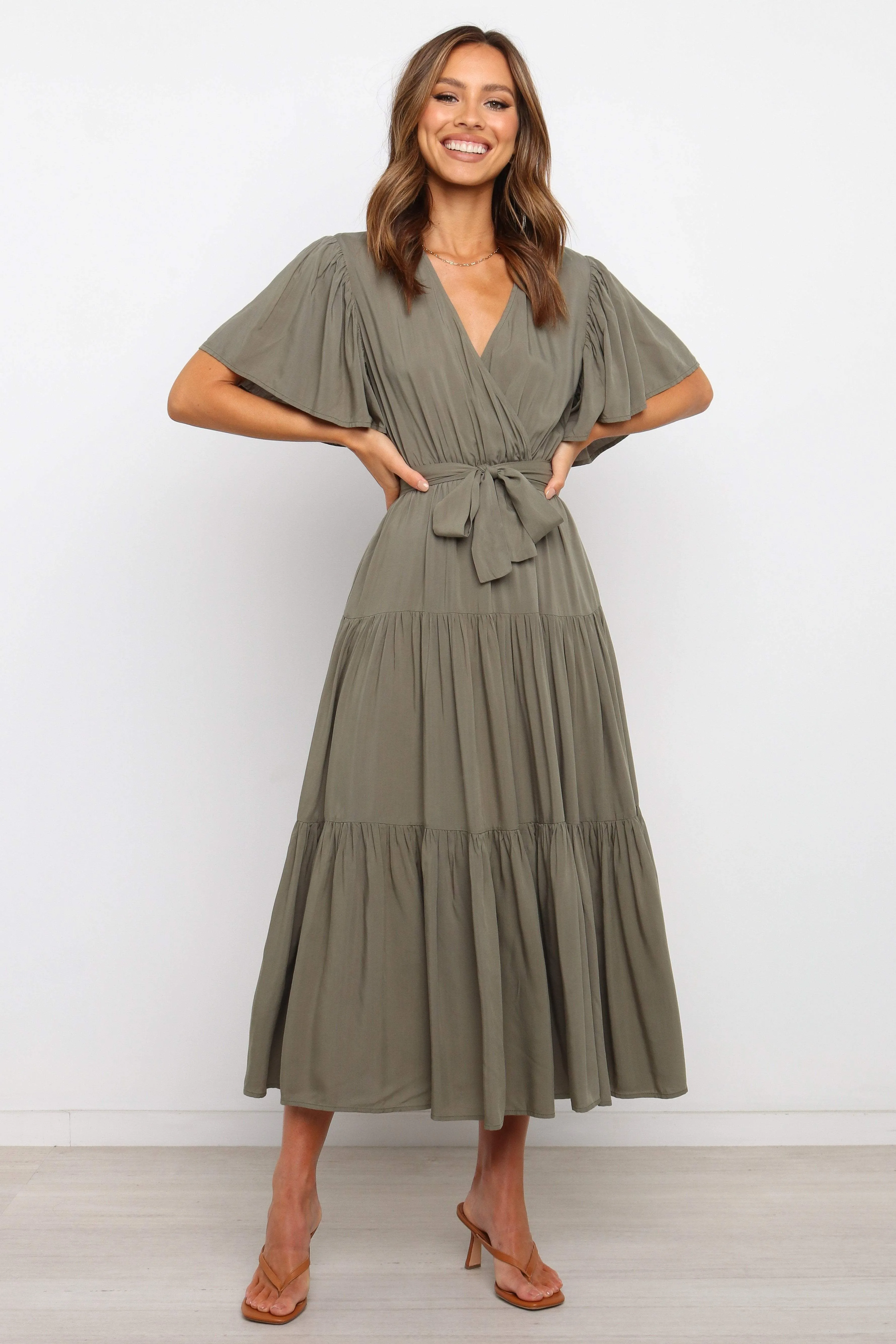 Barker Dress - Olive