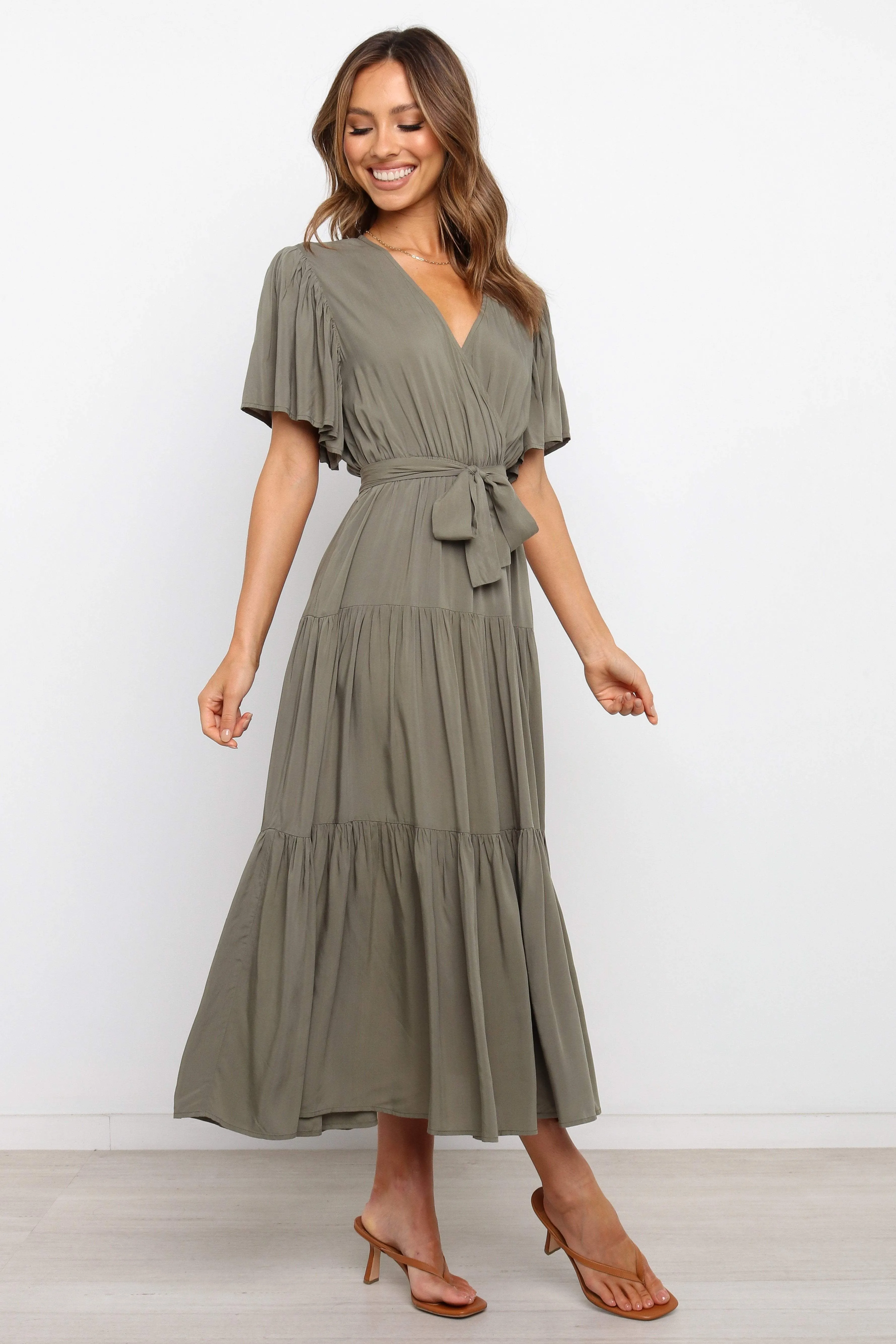 Barker Dress - Olive