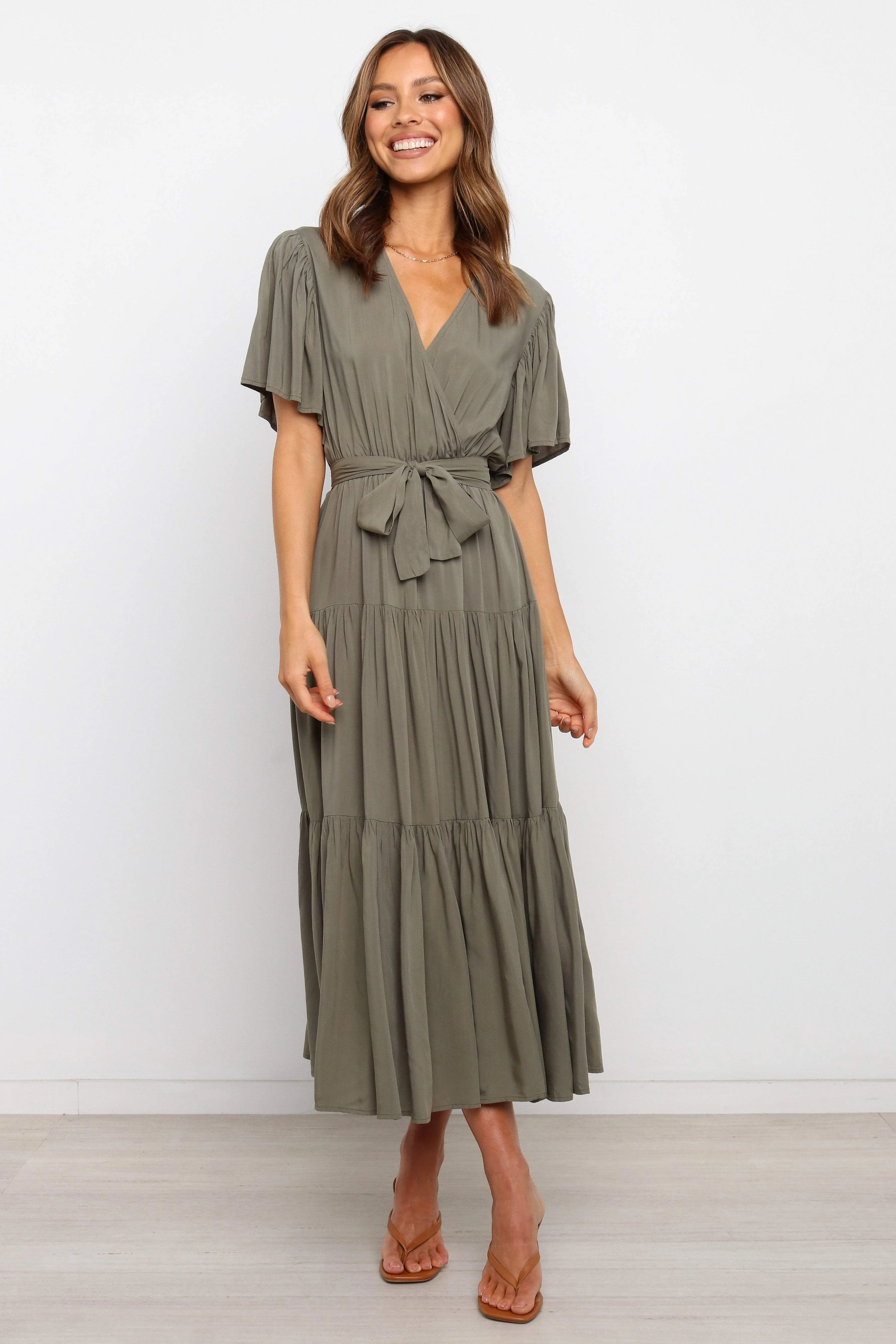 Barker Dress - Olive