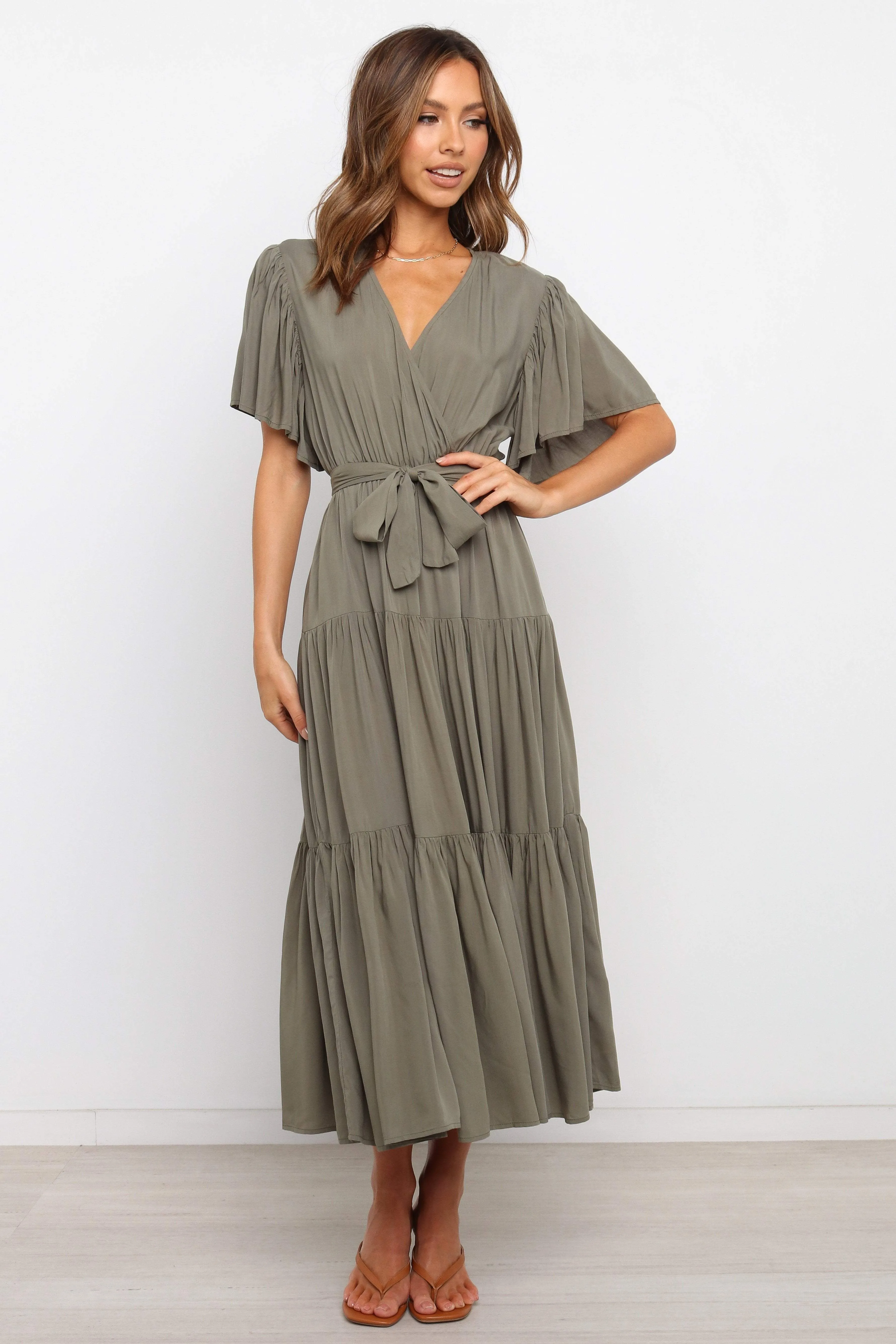 Barker Dress - Olive