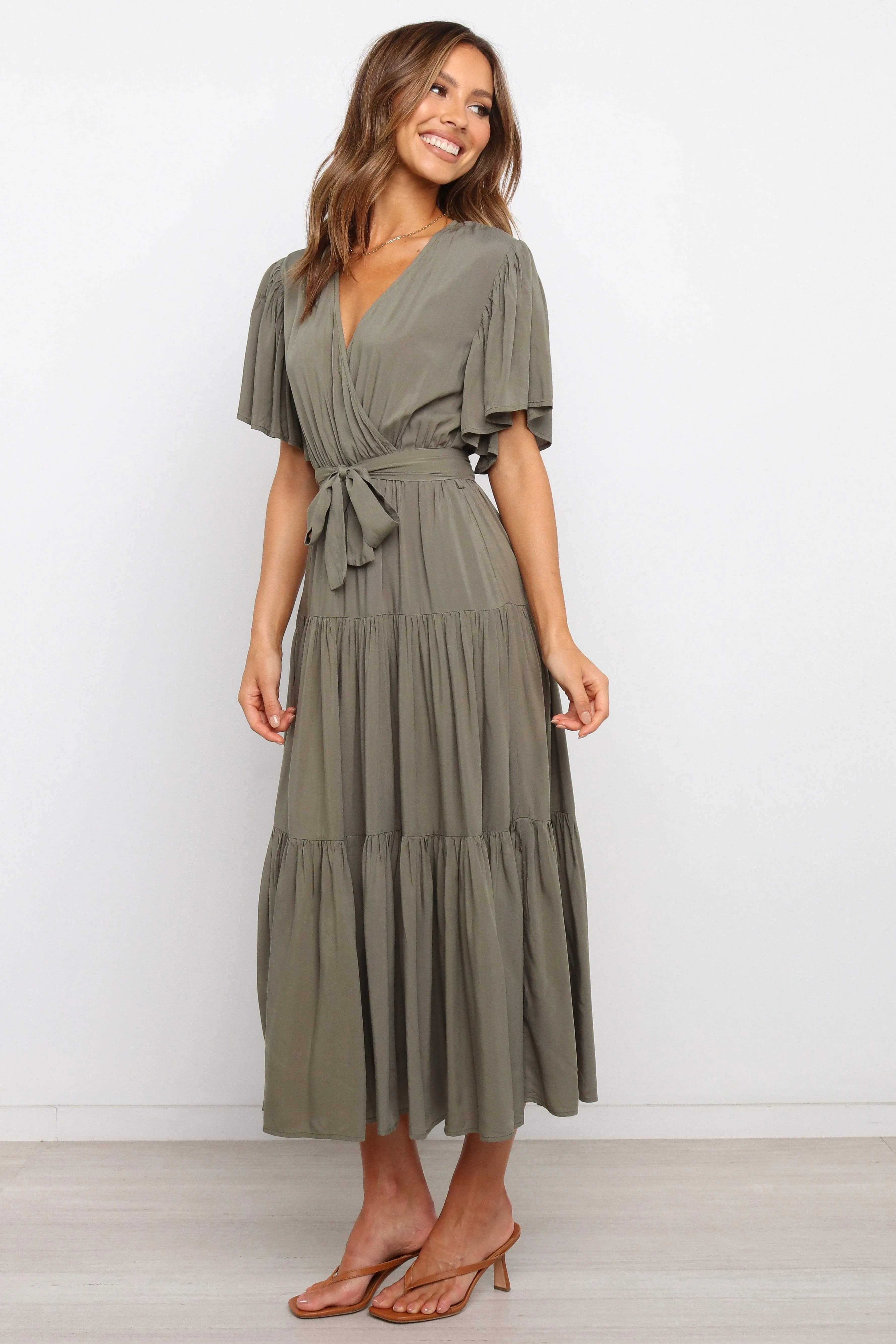 Barker Dress - Olive