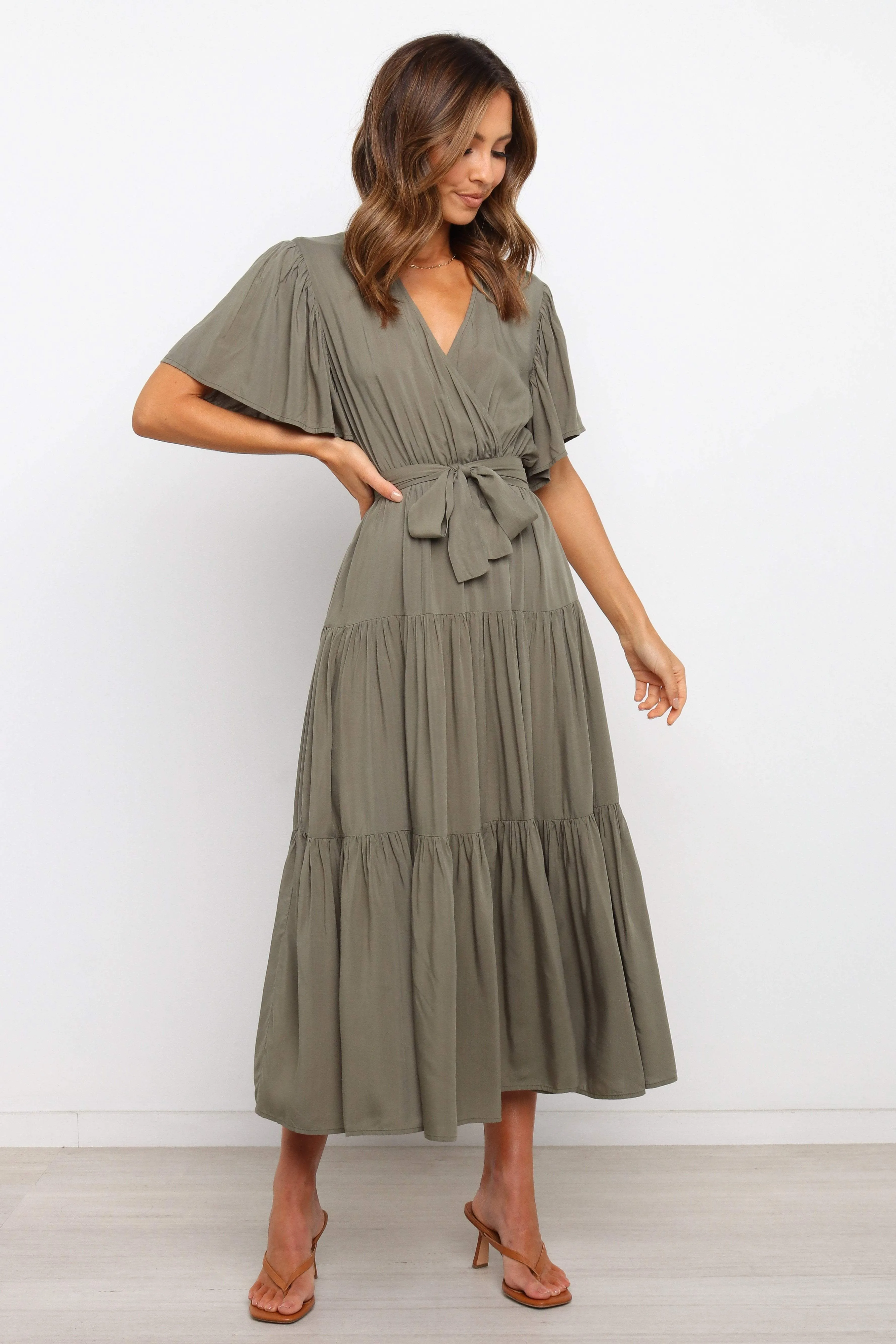 Barker Dress - Olive