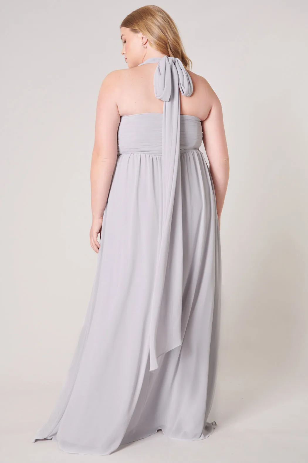 Beloved Ruched Sweetheart Convertible Dress Curve