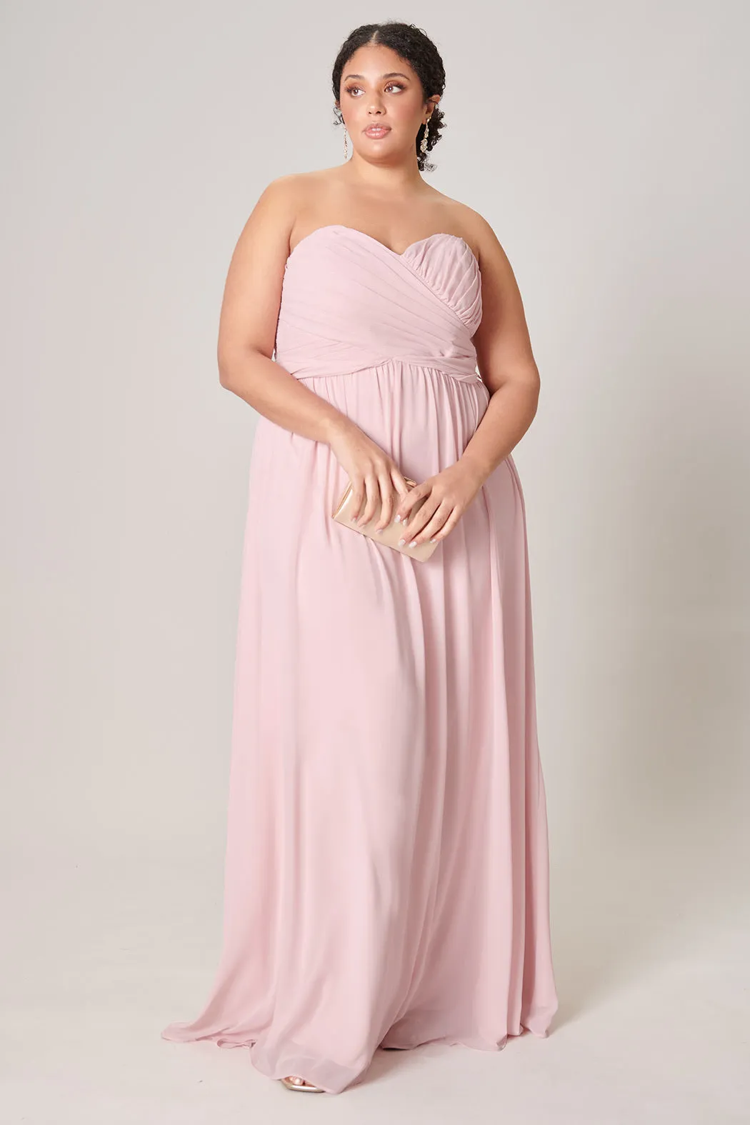 Beloved Ruched Sweetheart Convertible Dress Curve