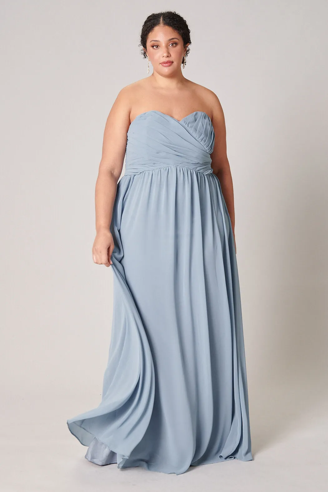 Beloved Ruched Sweetheart Convertible Dress Curve