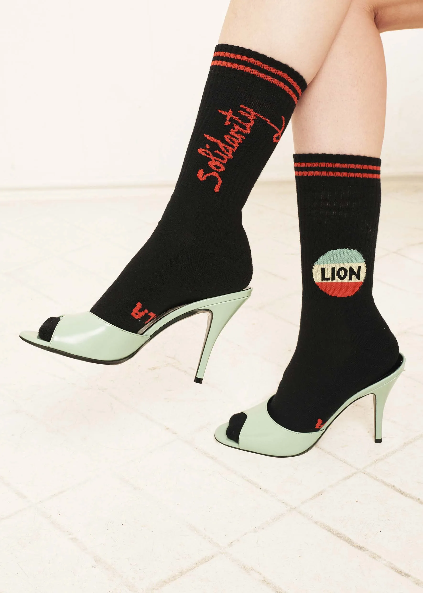 BF Lion Sock in Black