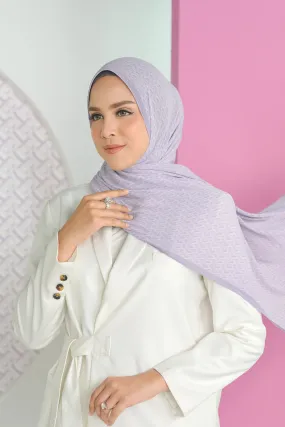 Bimu Pleated Shawl - Lavender