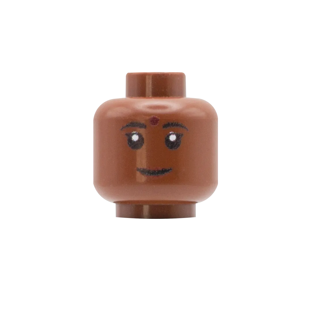 Bindi, Lipstick Smile - Custom Printed Minifigure Head