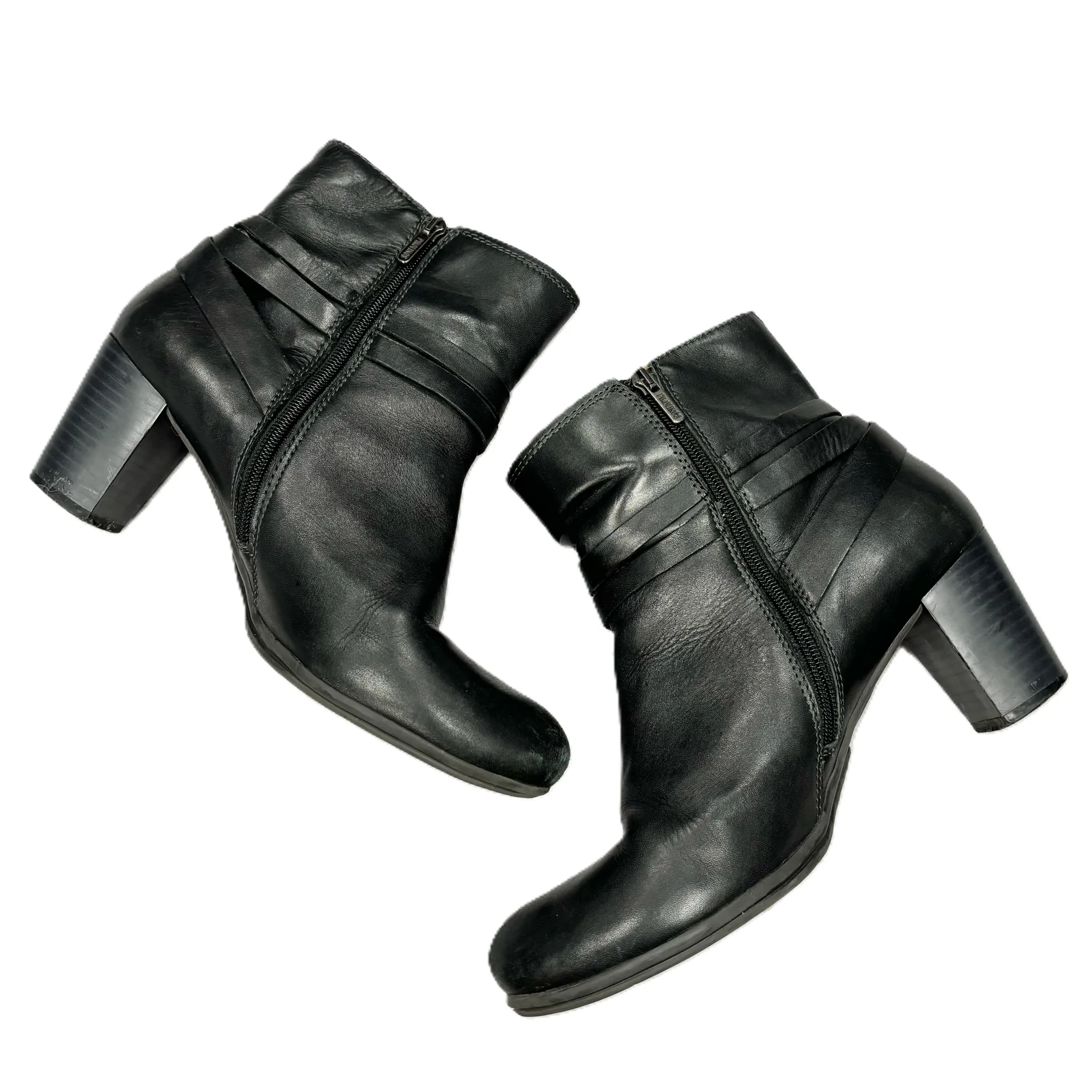 Boots Ankle Heels By Pikolinos In Black, Size: 9