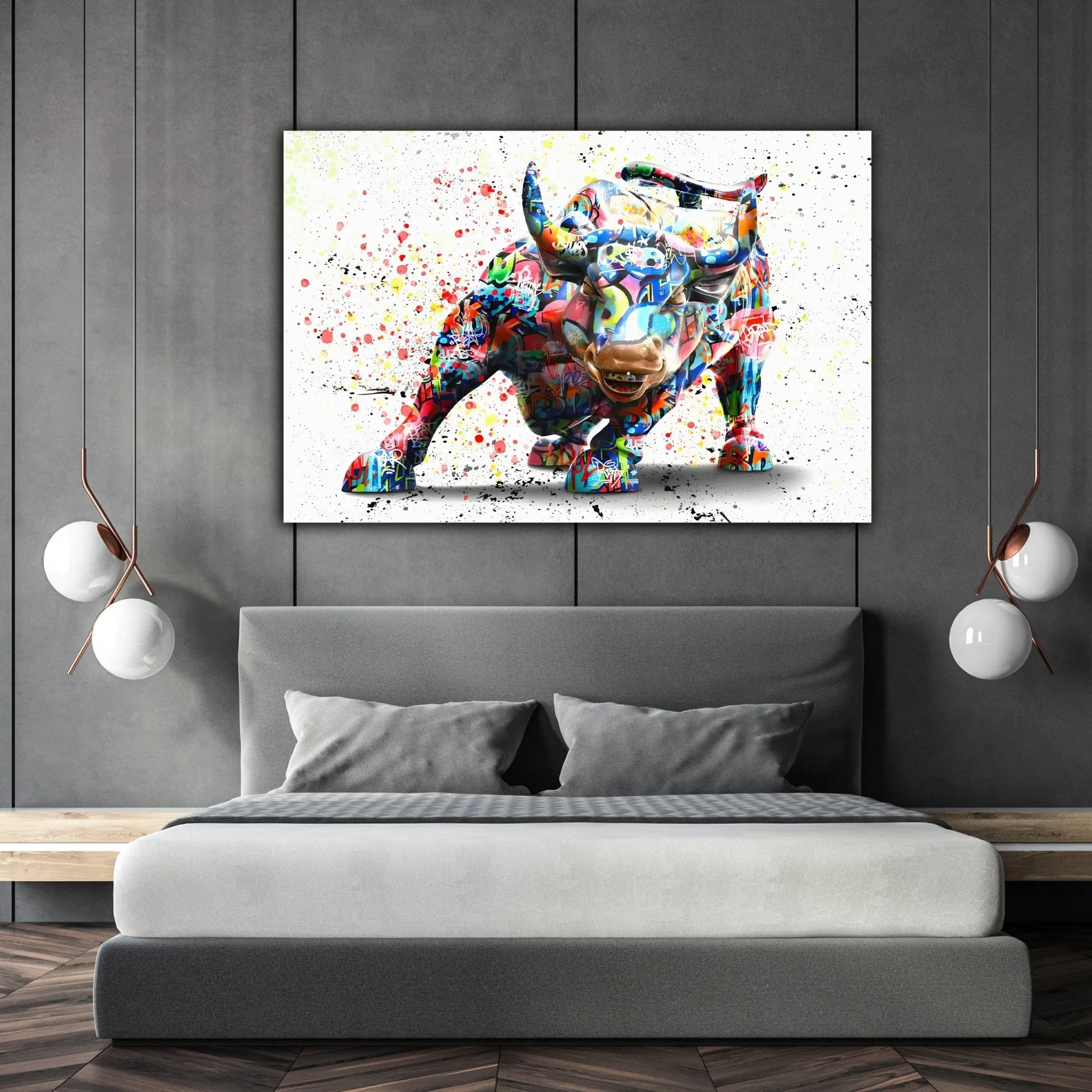 Bull Pop Art