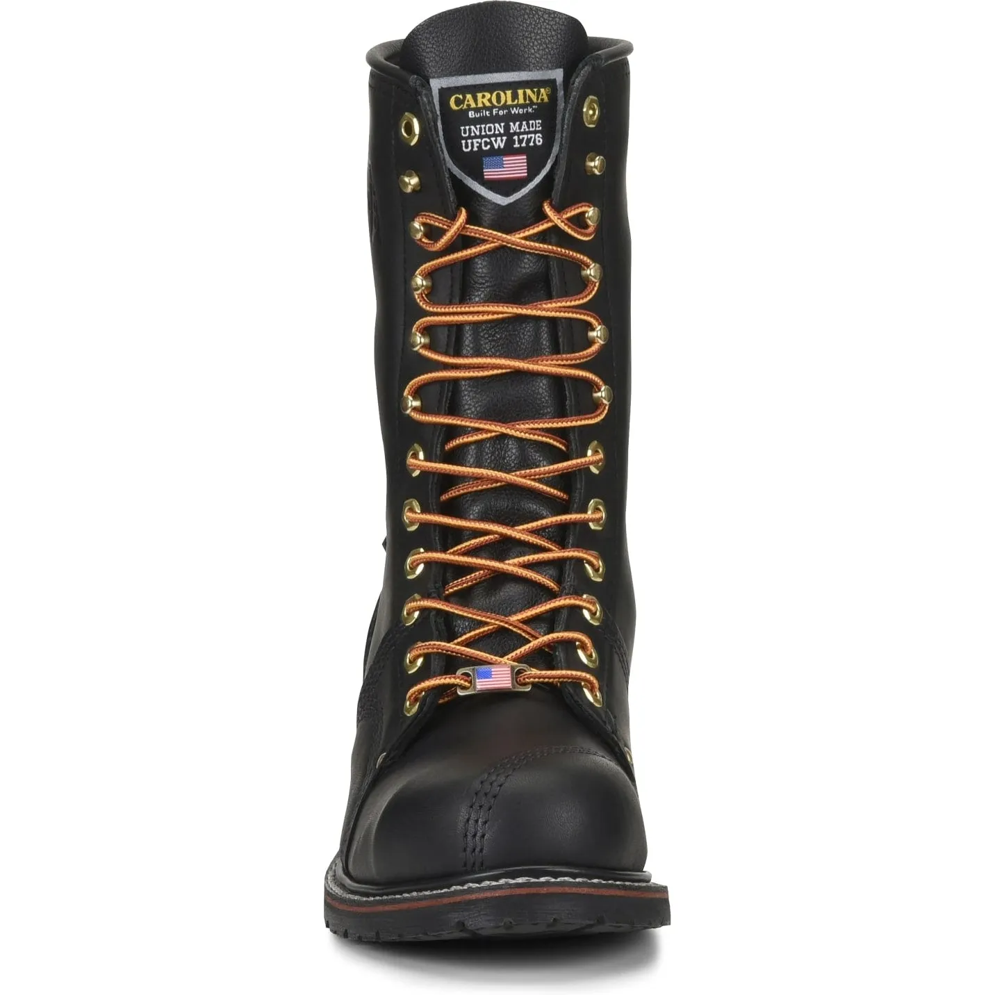 Carolina Men's Linesman 10" Steel Safety Toe USA Made Work Boot - Black - 1905