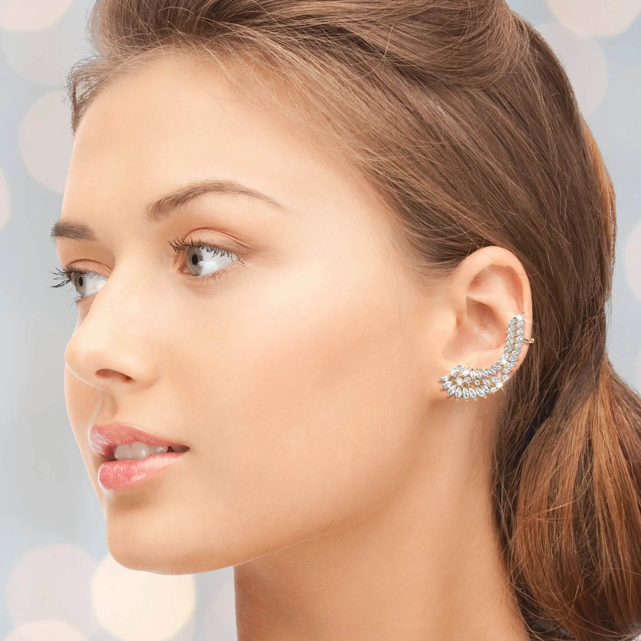 Celestial Horizon Climber Earrings