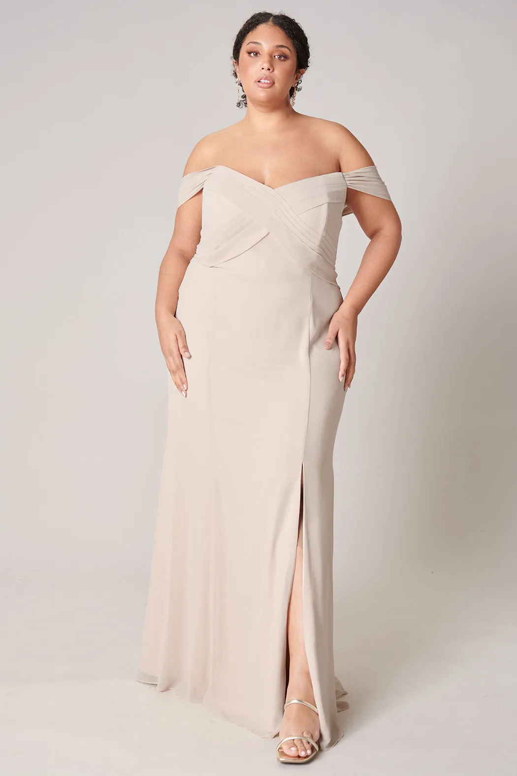 Cherish Semi Sweetheart Convertible Dress Curve