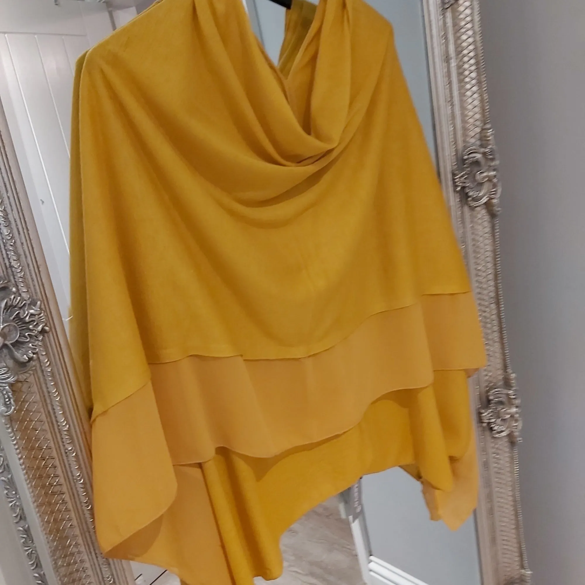 Chiffon Edge Poncho