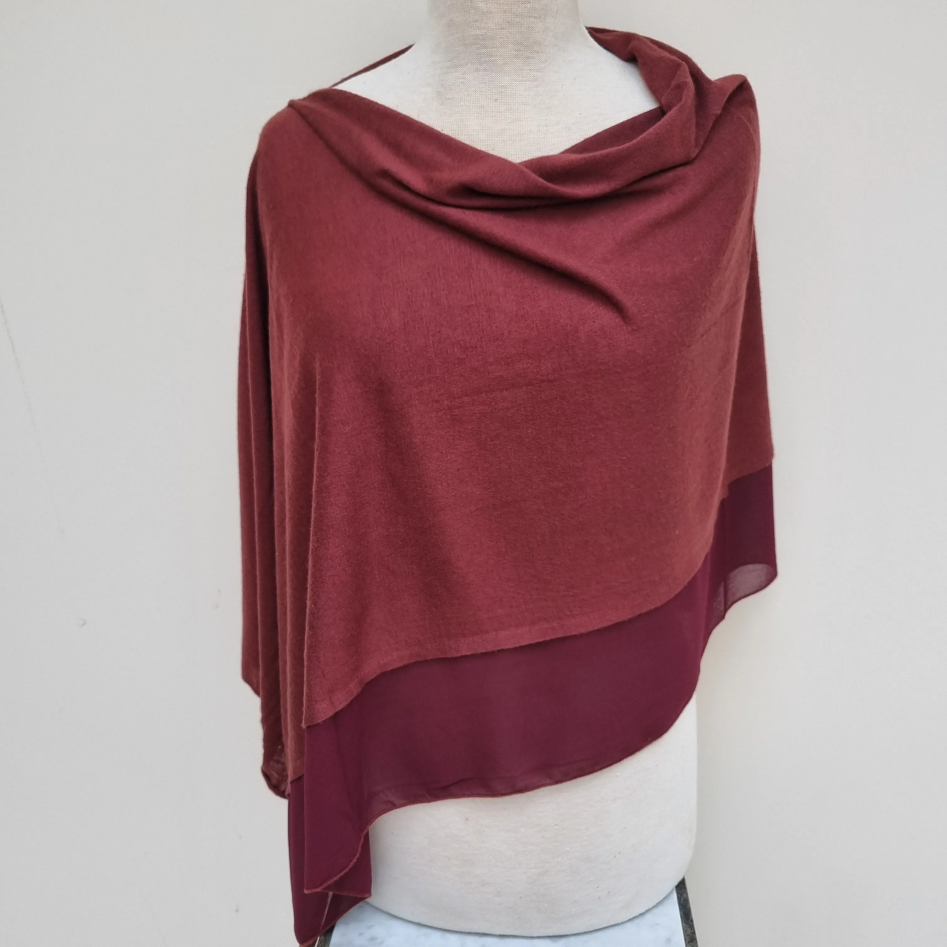 Chiffon Edge Poncho