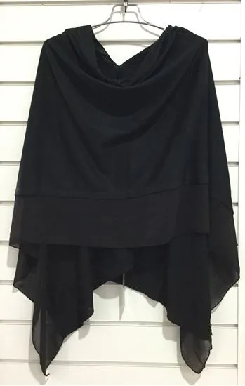 Chiffon Edge Poncho