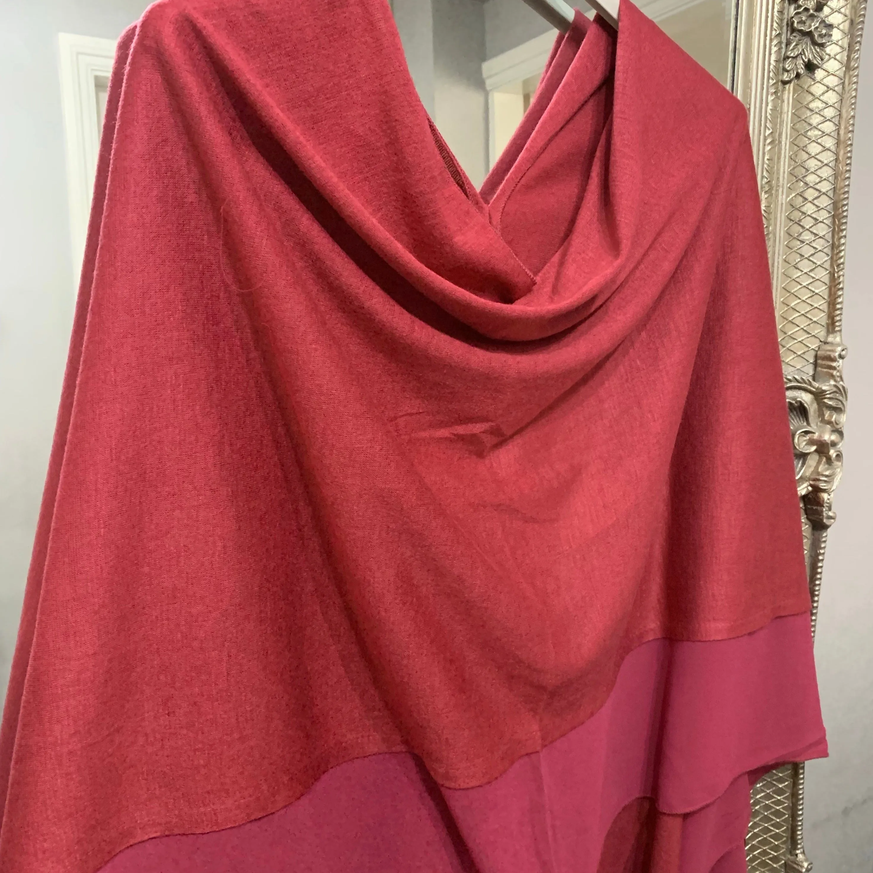 Chiffon Edge Poncho