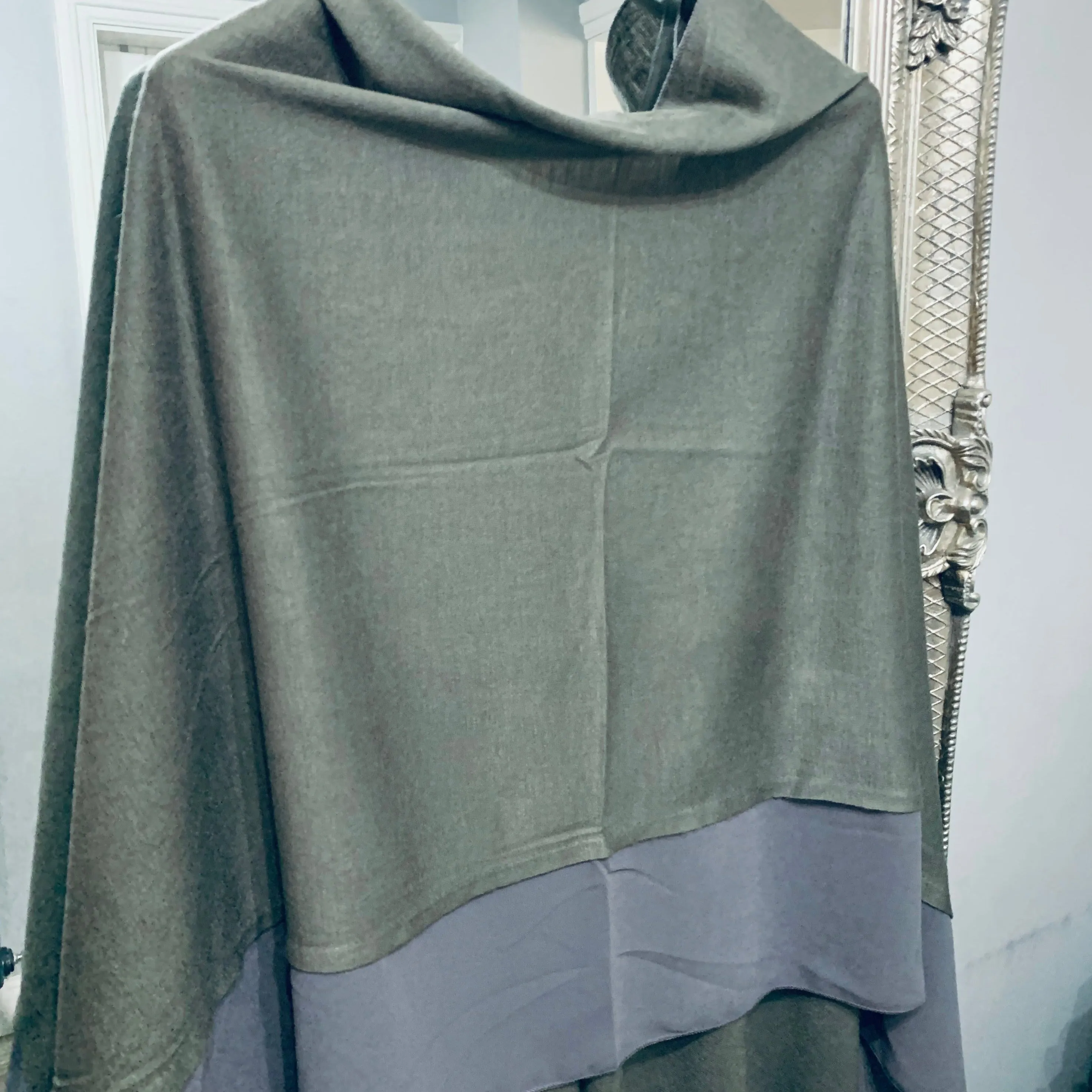 Chiffon Edge Poncho