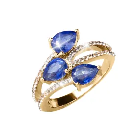 Cocktail Hour Sapphire Ring