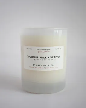 Coconut Milk   Vetiver Soy Candle