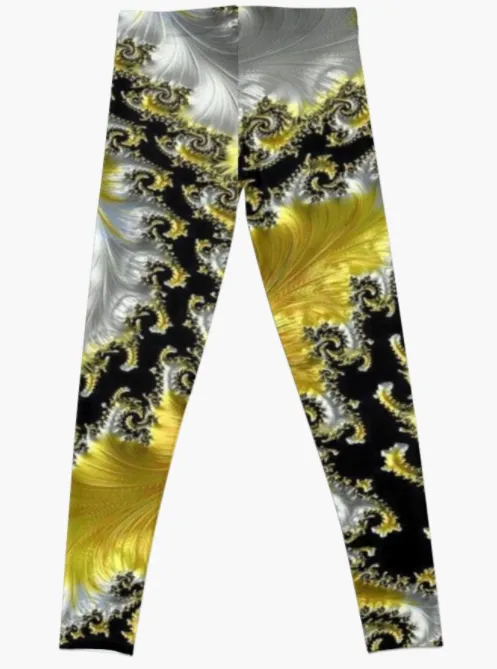 Cowgirl Kim Banana Swirl Leggings - Medium Only