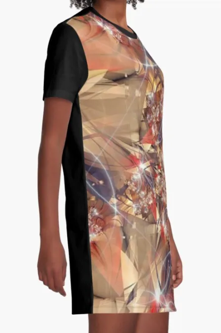 Cowgirl Kim New Years Eve Tee Shirt Dress - Medium Only