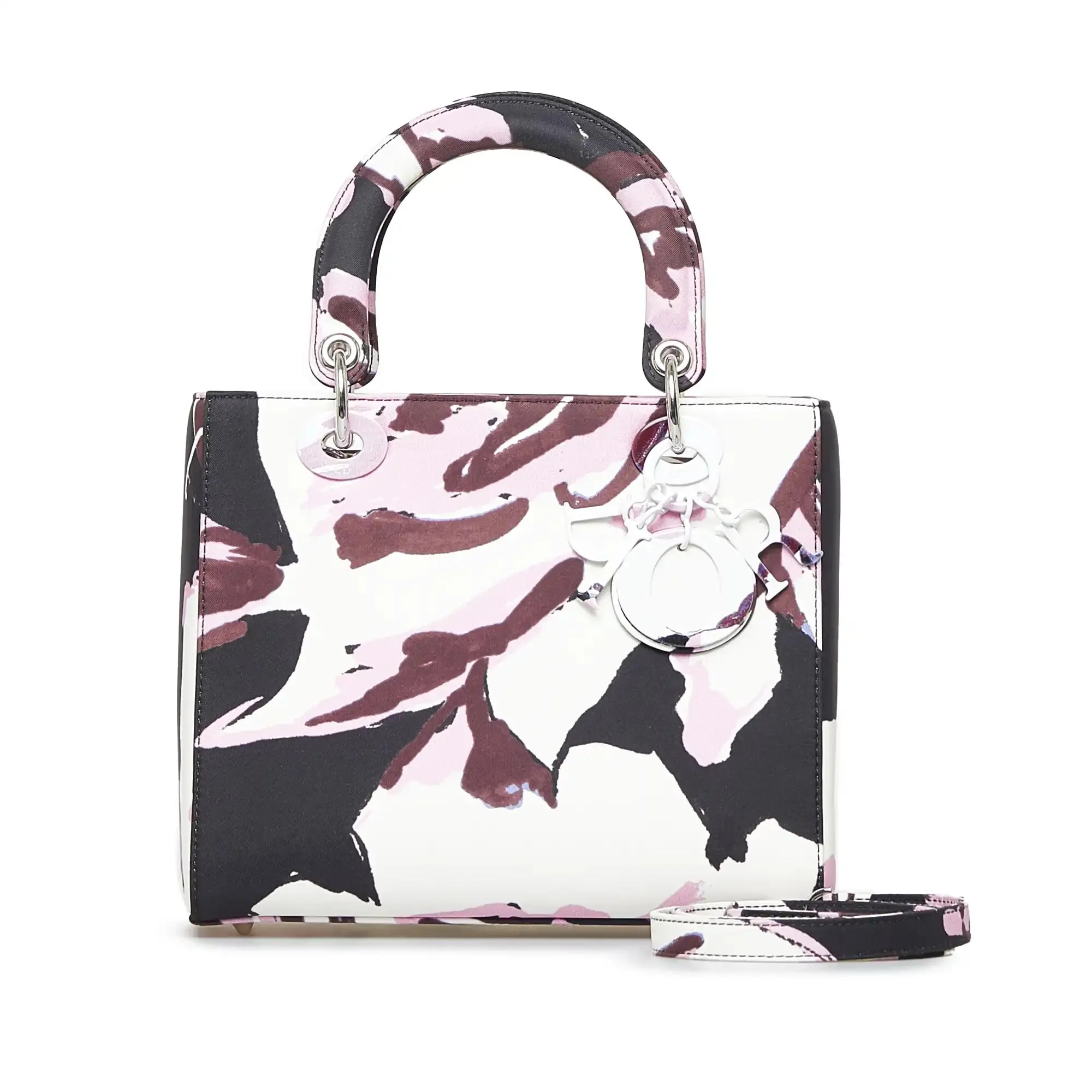 Dior Lady Dior Medium Multicolor Floral Graffiti