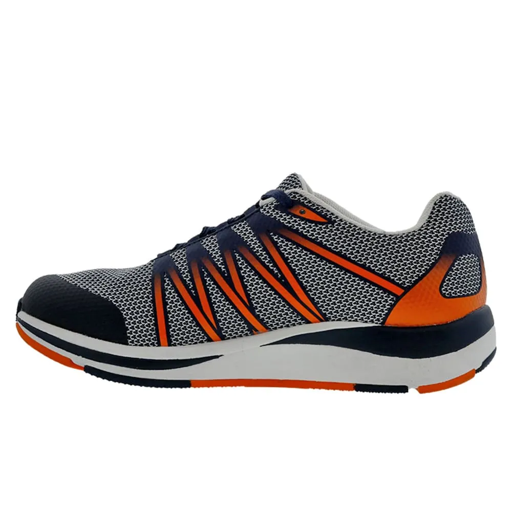 Drew Men's Player Athletic Sneakers Navy/Orange