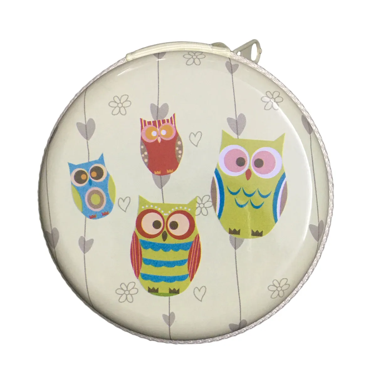 Earphone Case/Coin Pouch - Owl