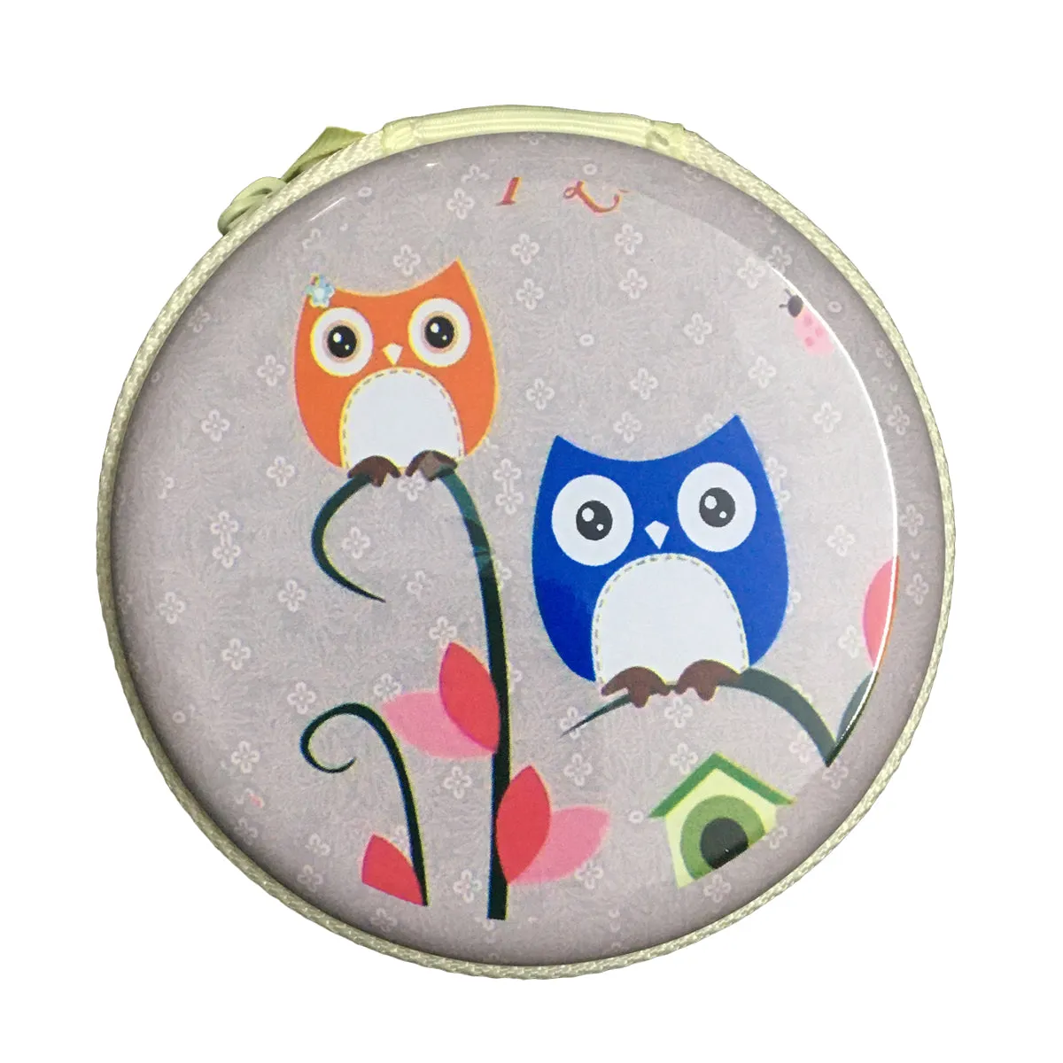 Earphone Case/Coin Pouch - Owl