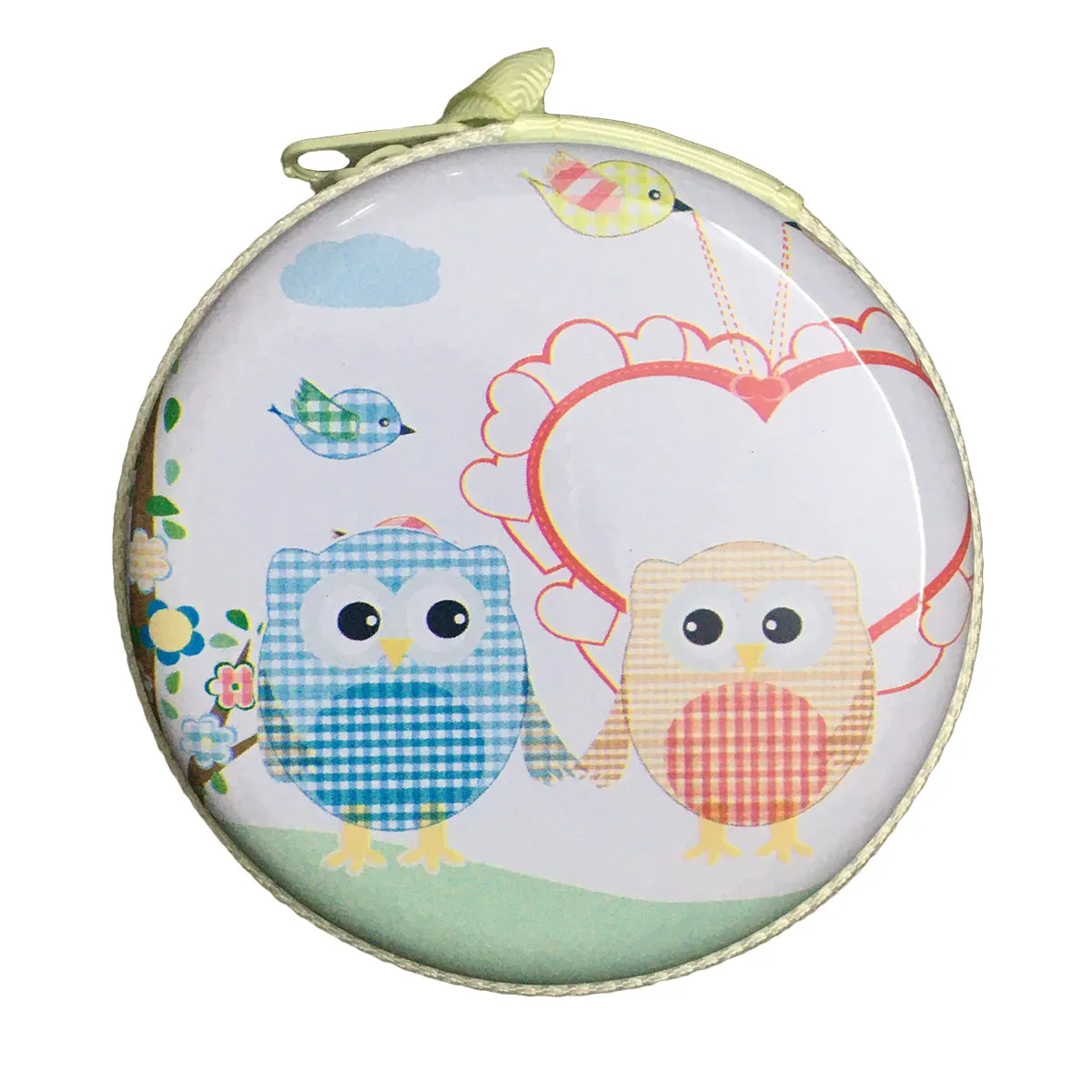 Earphone Case/Coin Pouch - Owl