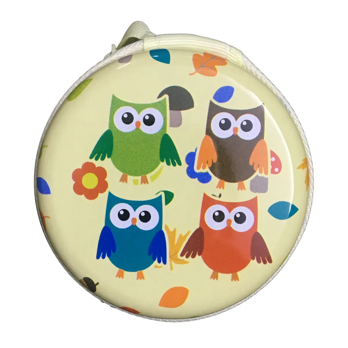 Earphone Case/Coin Pouch - Owl