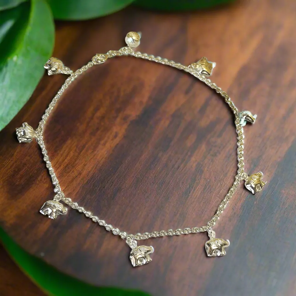 Elephant Anklet - VANK123