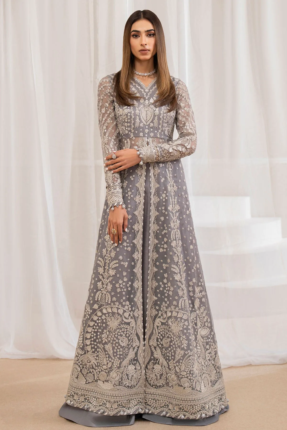 EMBROIDERED CHIFFON UC-3037