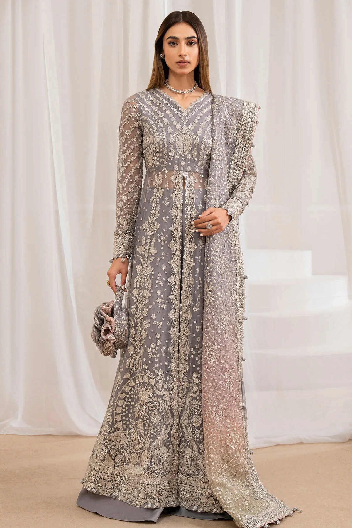 EMBROIDERED CHIFFON UC-3037