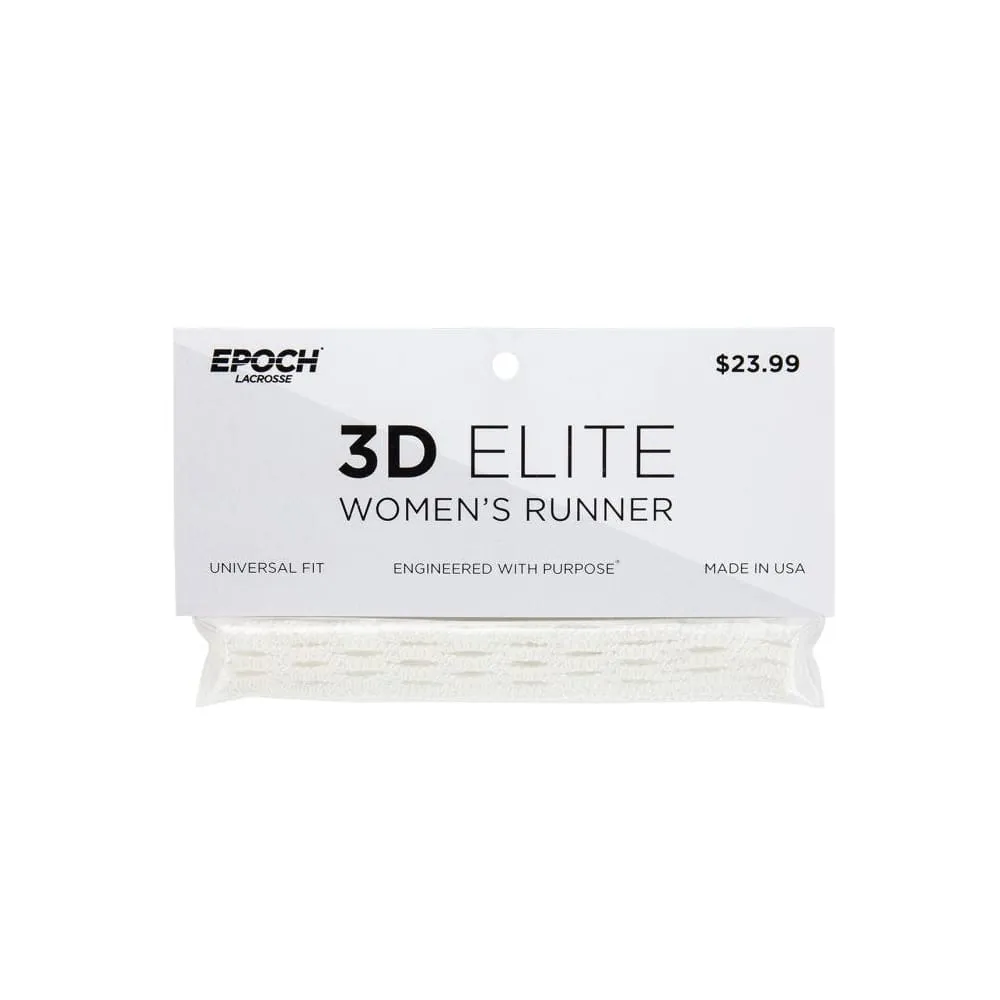 Epoch 3D Elite Runner Women's Lacrosse Mesh Stringing Piece