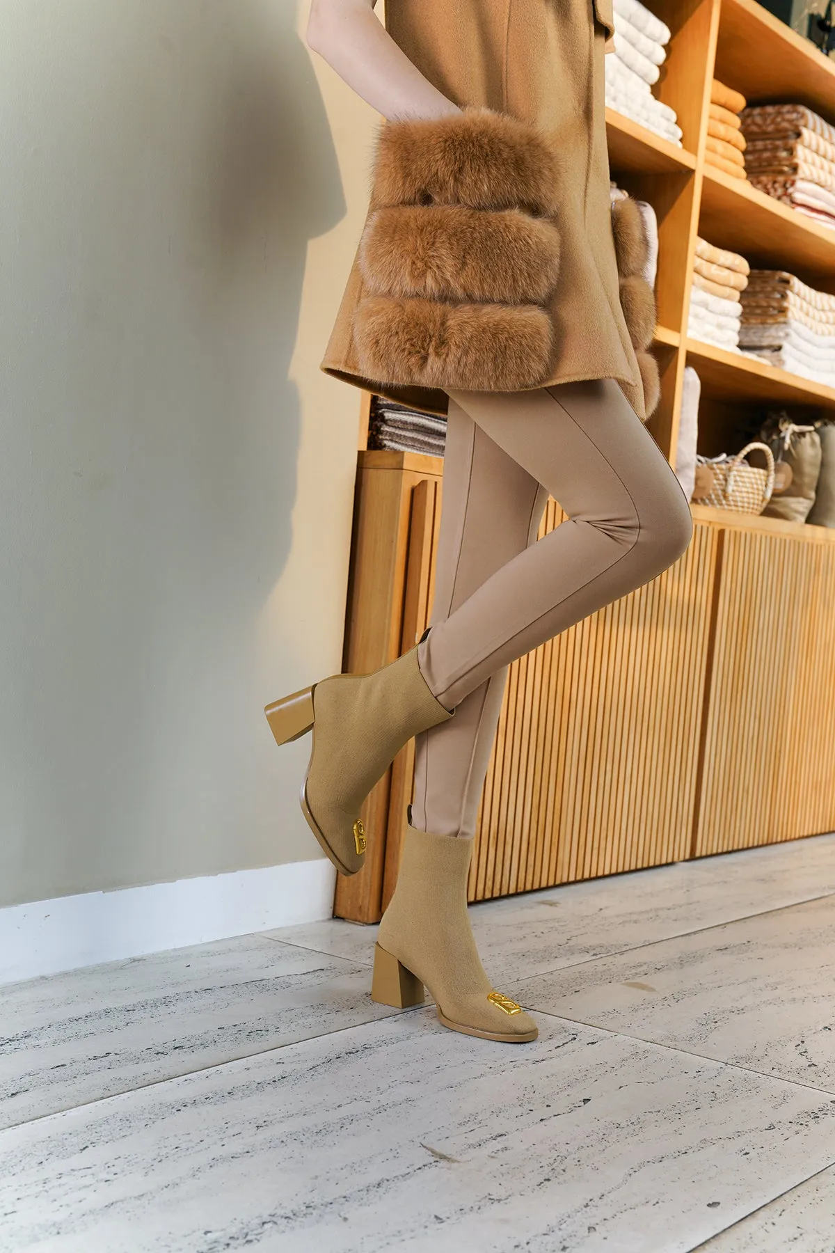 Eve Boots - Camel